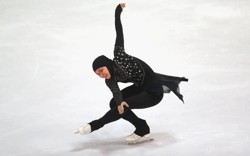 UAE Figure Skater Zahra Lari Breaks Barriers, Challenges Hijab Rules in International Competition