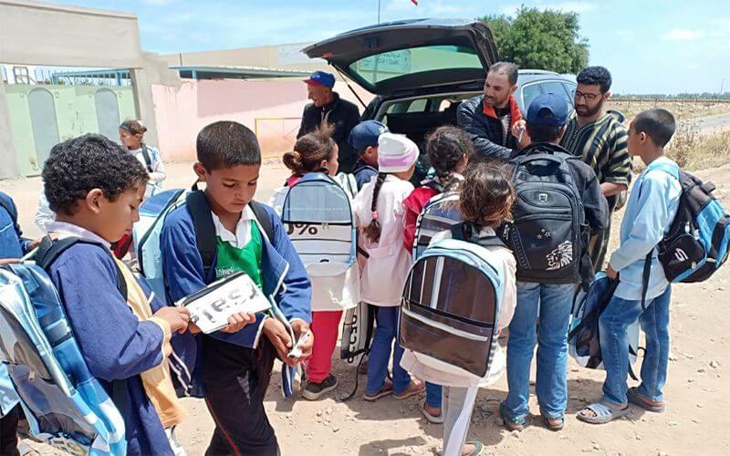 Volkswagen Recycles Advertising Banners into Schoolbags for Moroccan Students