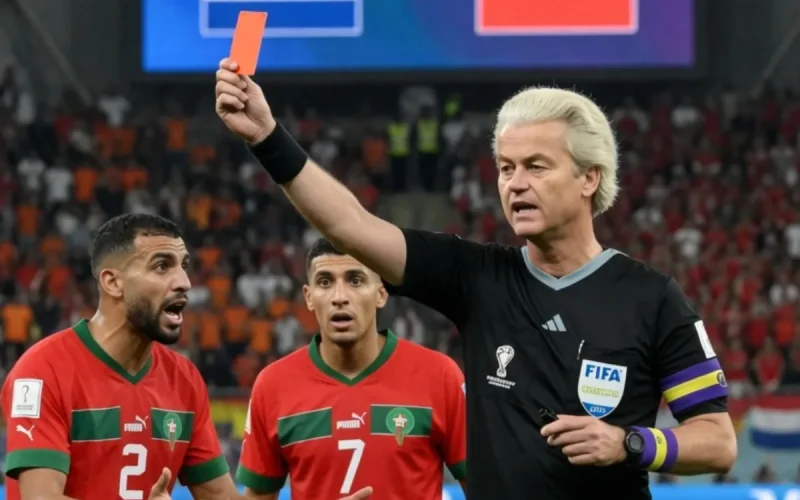 Wilders AI image Morocco Netherlands World Cup controversy