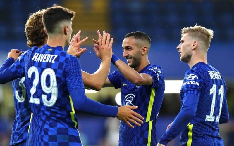 Ziyech Scores Brace as Chelsea Draw with Tottenham in Premier League Warm-up